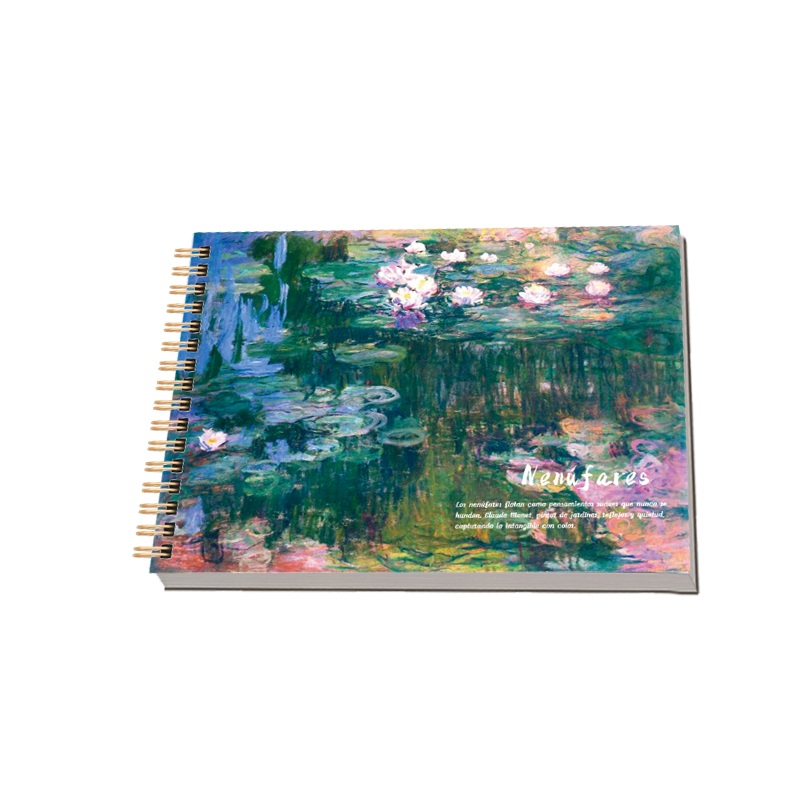 Monet Painting Cover Sketchbook